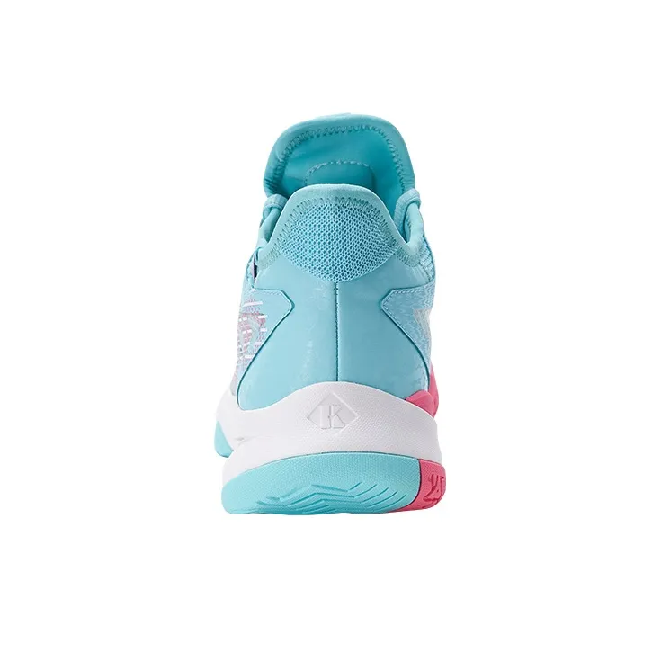 KUMPOO Badminton Shoes Unisex Mid Top White Lake Blue-7
