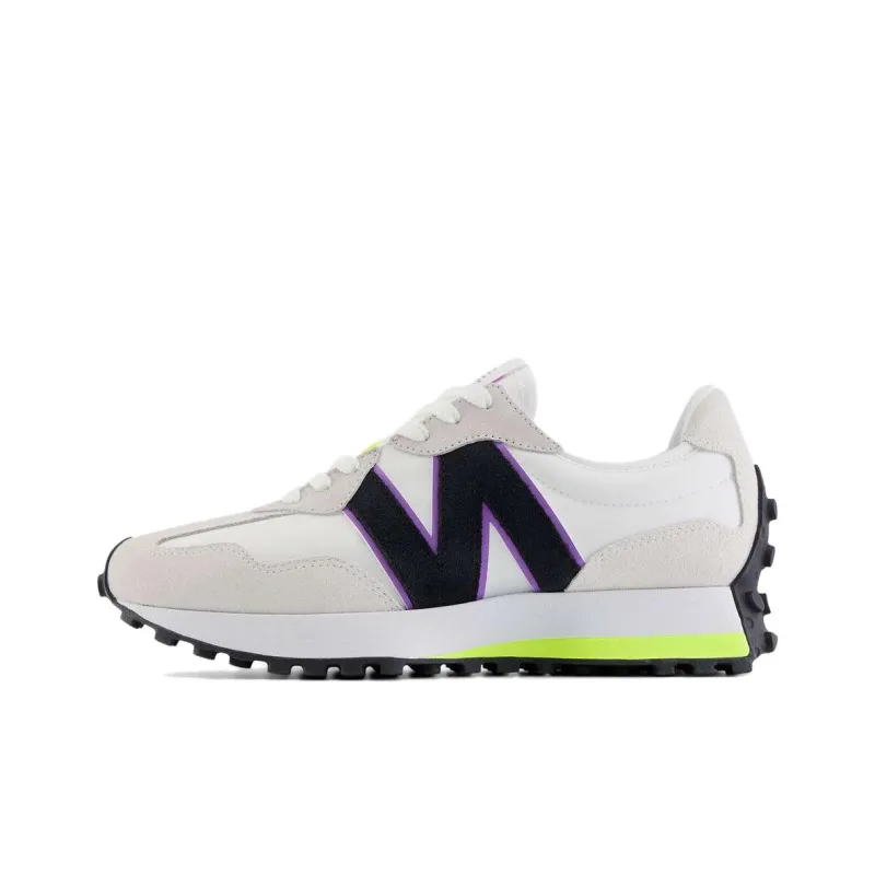 New Balance 327 Grey White Reflection Yellow Women's-0