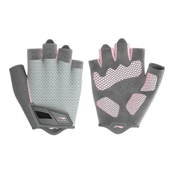 LiNing Fitness Gloves Protective Cotton Polyester Female