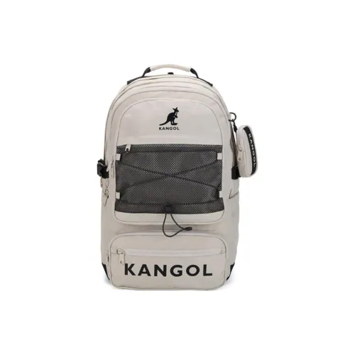 KANGOL Nylon Backpack Unisex Beige