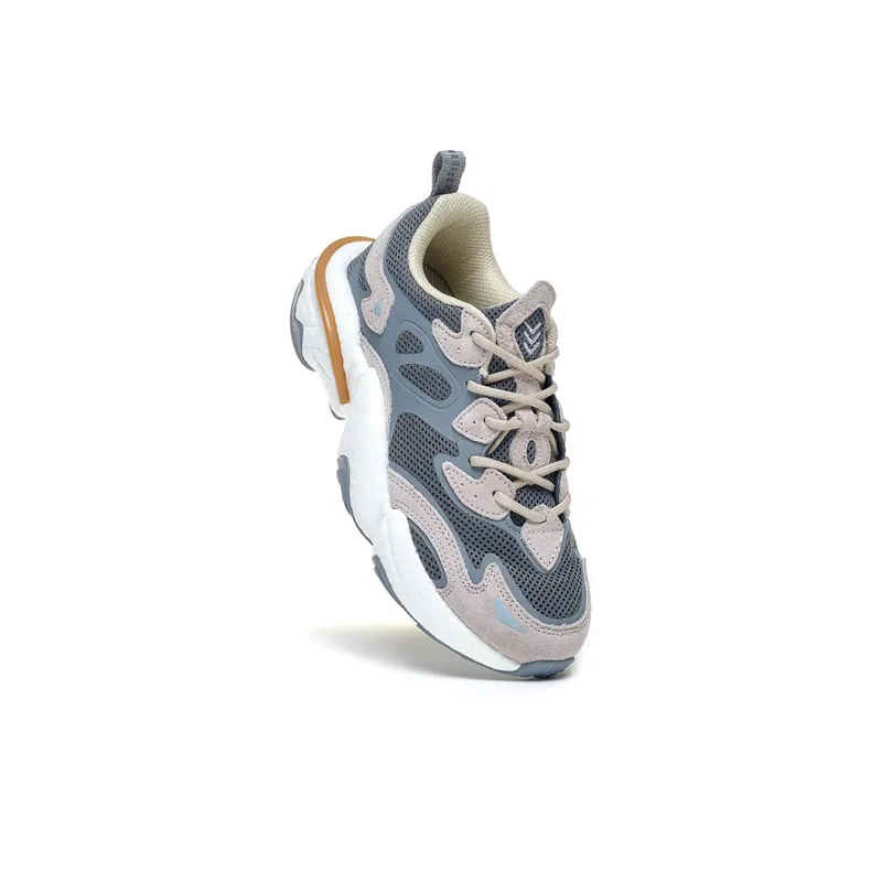 TREEPERI Running Shoes Unisex Low Top Black Gray/Heritage Gray-1