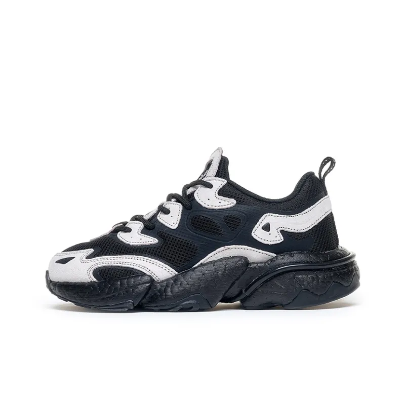 TREEPERI Running Shoes Unisex Low Top Black Gray/Heritage Gray-9