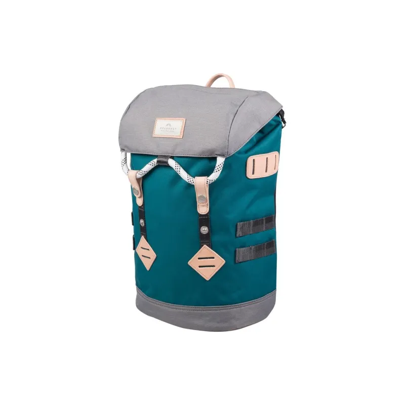 Doughnut Polyester Mountaineering Bag Backpack Small Size Unisex Denim & Charcoal Gray-1