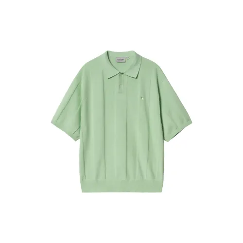 Carhartt WIP Polo Shirts Unisex Gray Green