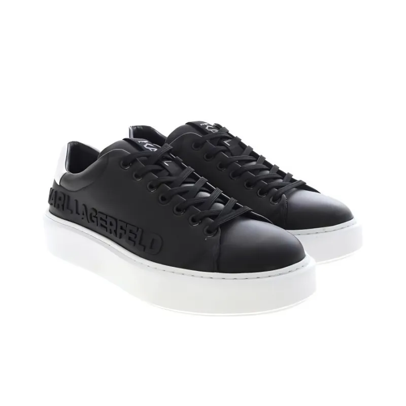 KARL LAGERFELD Low Top Skateboard Shoes Men's Black-2