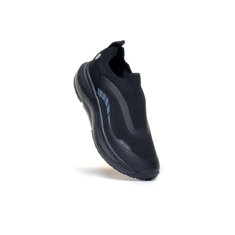 TREEPERI Cushioning, Slip Resistant, Breathable, Lightweight, Height Increasing Low Top Running Shoes Unisex Black-6