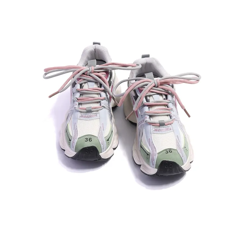 Liddy Breathable Lightweight Height Increasing Low Top Chunky Sneakers Women's-17