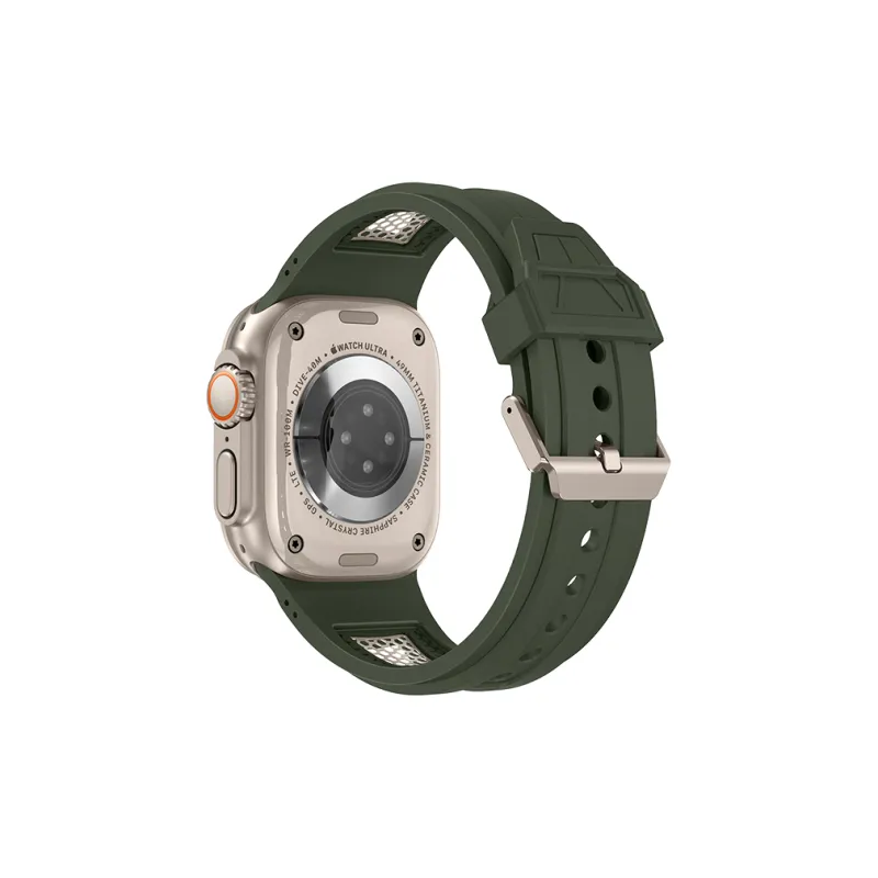 LeYu Mesh Diving Avant Garde Strap Apple Compatibility Watch Band Refit TPU Material-20