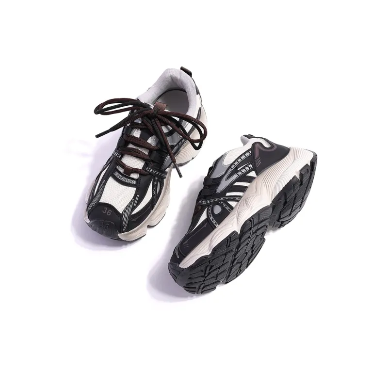 Liddy Breathable Lightweight Height Increasing Low Top Chunky Sneakers Women's-12
