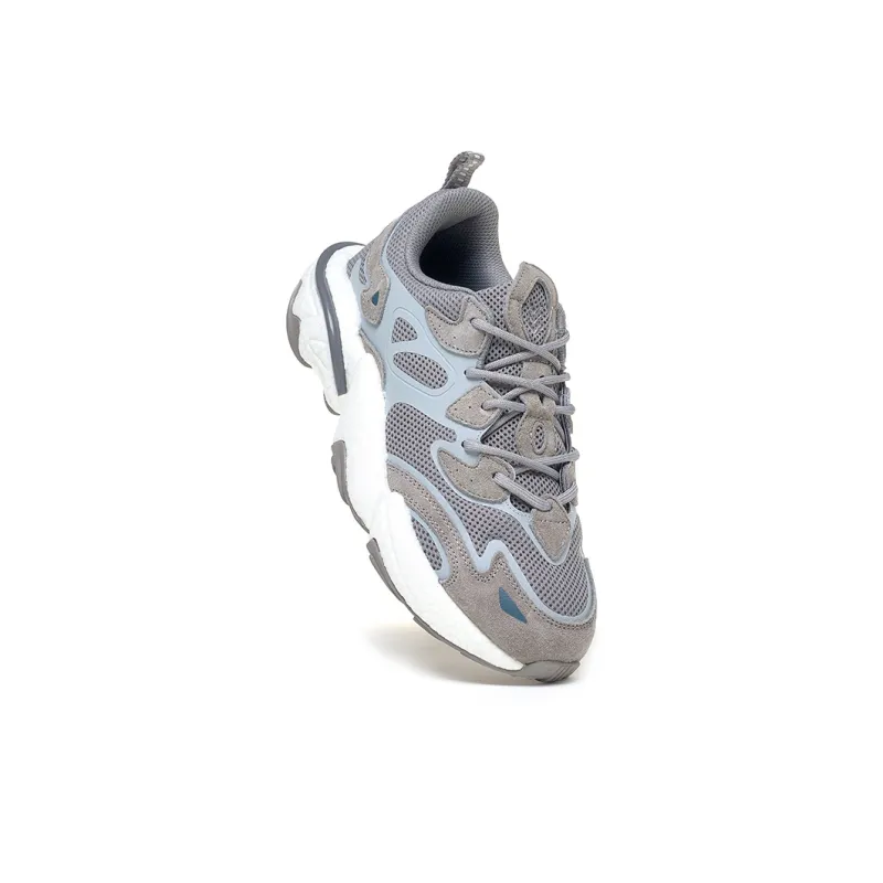 TREEPERI Running Shoes Unisex Low Top Black Gray/Heritage Gray-4