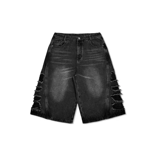 GDRX Denim Shorts Unisex Black