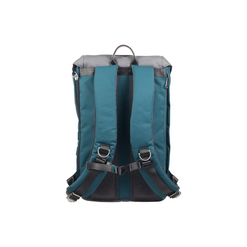 Doughnut Polyester Mountaineering Bag Backpack Small Size Unisex Denim & Charcoal Gray-2