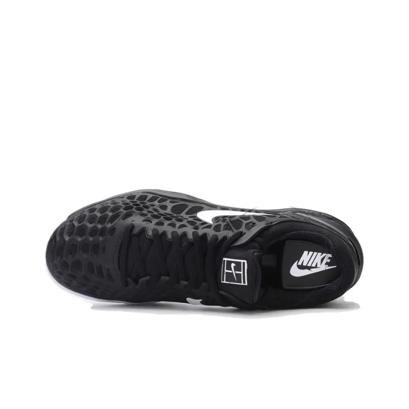 Nike Zoom Cage 3 Air HC Anti Slip Wear Resistant Low Top Tennis Shoes Men's Black White-2