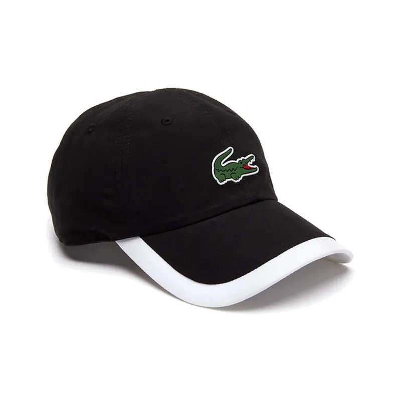 LACOSTE Polyester Baseball Caps Men's Black-0