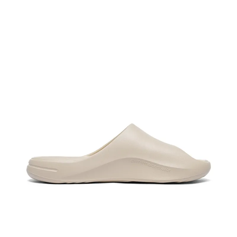 Kappa Slip Resistant Odor Resistant Abrasion Resistant Slide Slippers Unisex Almond Candy Beige-1