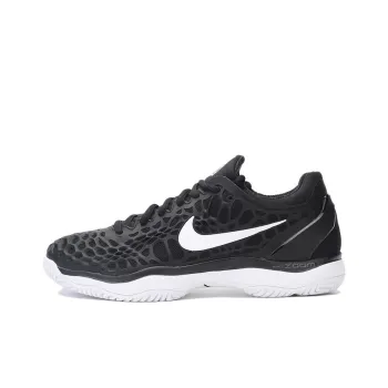 Nike Zoom Cage 3 Air HC Anti Slip Wear Resistant Low Top Tennis Shoes Men's Black White