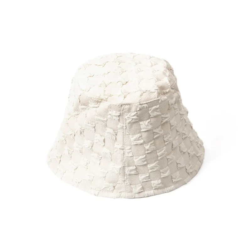 BAIJUAN Polyester Bucket Hats Women's Black, White-8