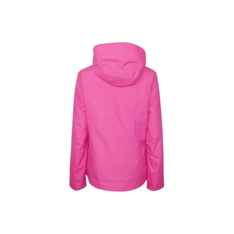 Jack Wolfskin Waterproof Windbreaker Jacket Women's Rouge Pink-3