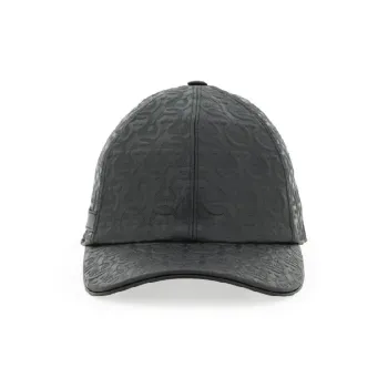 FERRAGAMO Calfskin Bucket Hats Men's Gray