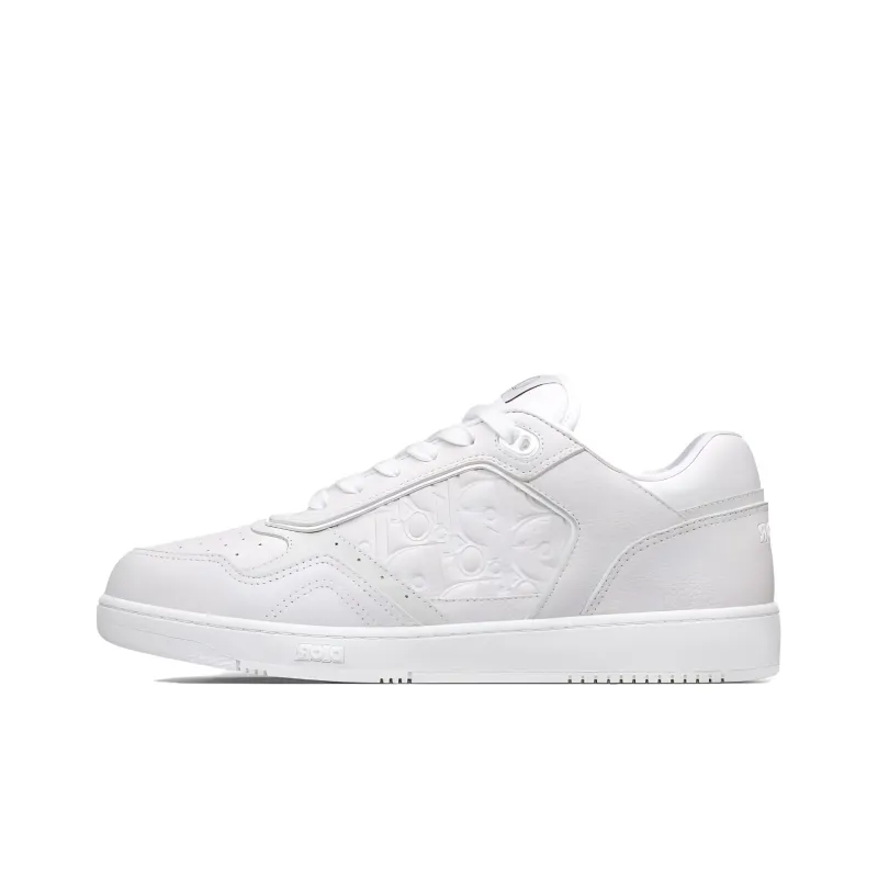 DIOR B27 Low Top Skateboard Shoes Men's White-0