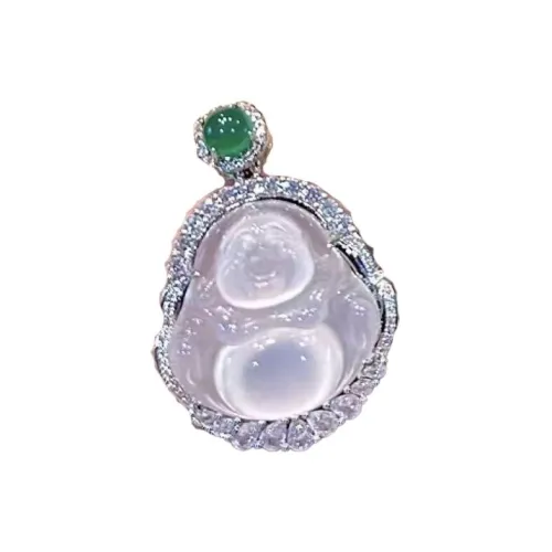 QUIET LOVE Chalcedony Jade Necklaces Women's