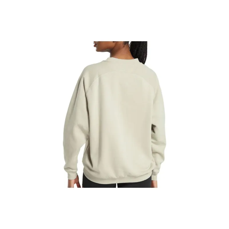 GYMSHARK TRAINING OVERSIZED FLEECE SWEATSHIRT Sweatshirt Women's Pebble Gray-1