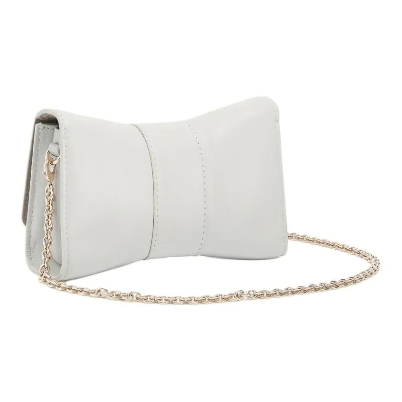 Furla Metropolis Collection Cow Leather Crossbody Bag, Shoulder Bag Mini Women's Marshmallow White-1
