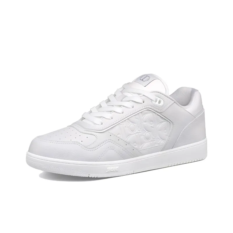 DIOR B27 Low Top Skateboard Shoes Men's White-2