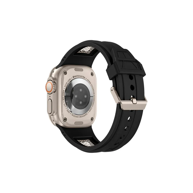 LeYu Mesh Diving Avant Garde Strap Apple Compatibility Watch Band Refit TPU Material-12