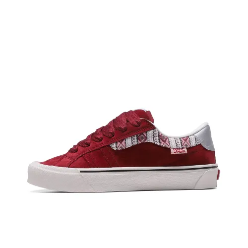 BladMaste Skateboard Shoes Unisex Low-Top Burgundy