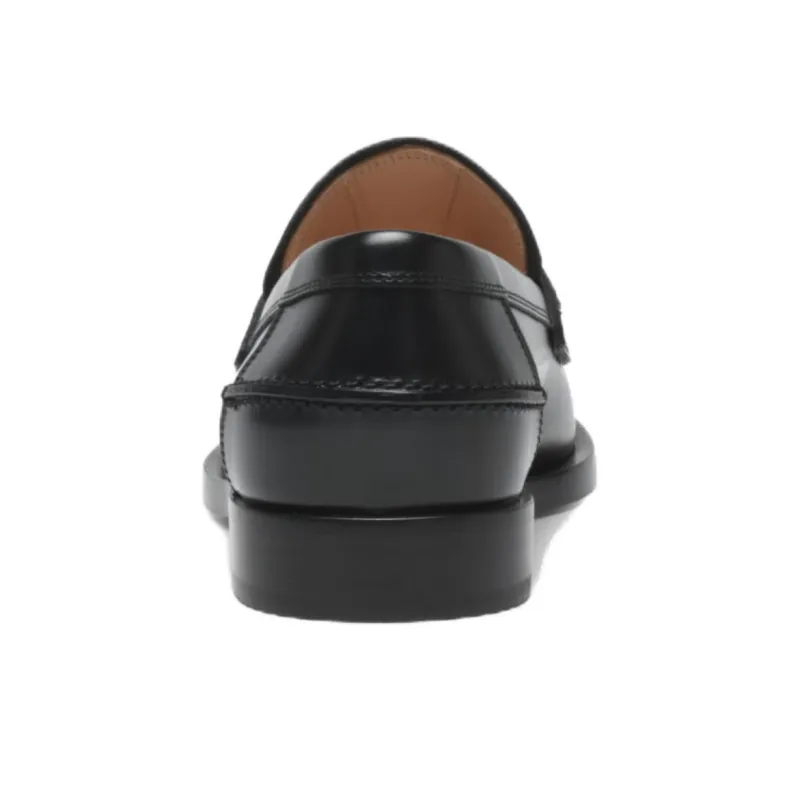 GIANVITO ROSSI Round-toe Leather Loafers-4