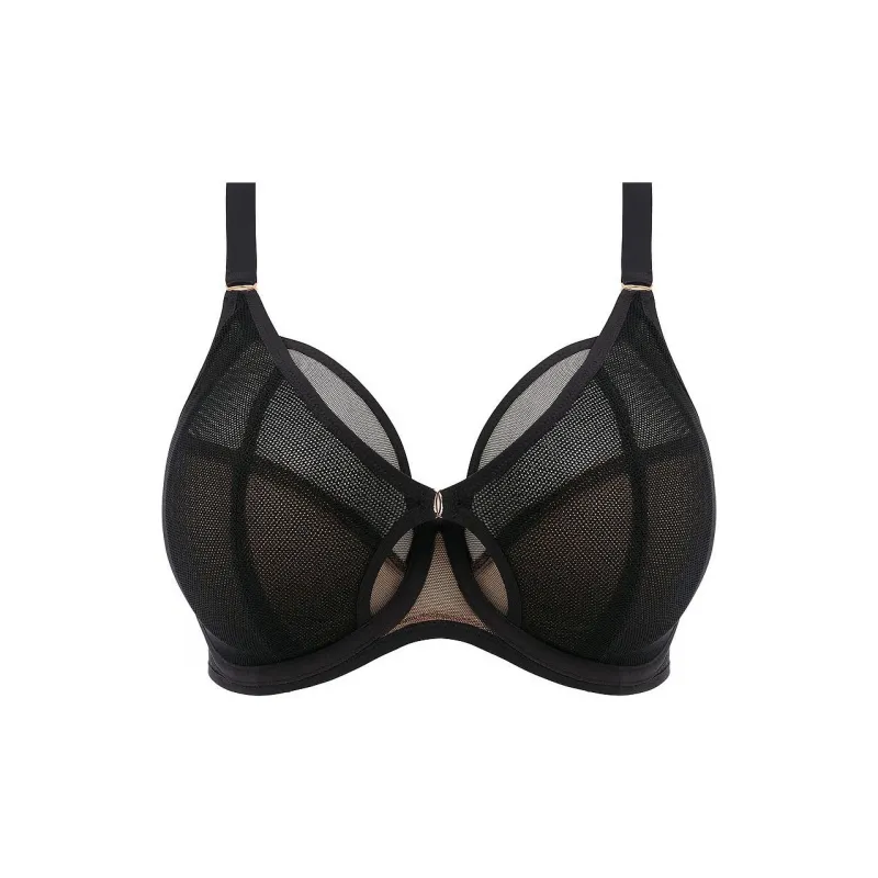 Victoria's Secret ELOMI Kintai Underwire Plunge Bra Bra Women's Black-0