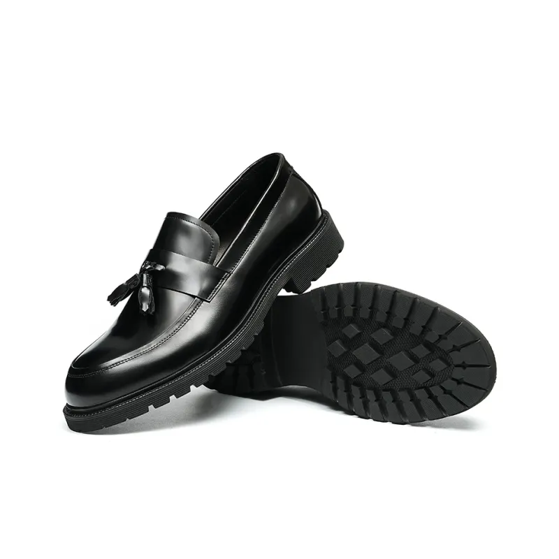 ASTON M.JAZZ Loafers Men Black/Burgundy-5
