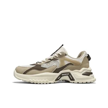 WARRIOR Running Shoes Men Low-Top Khaki