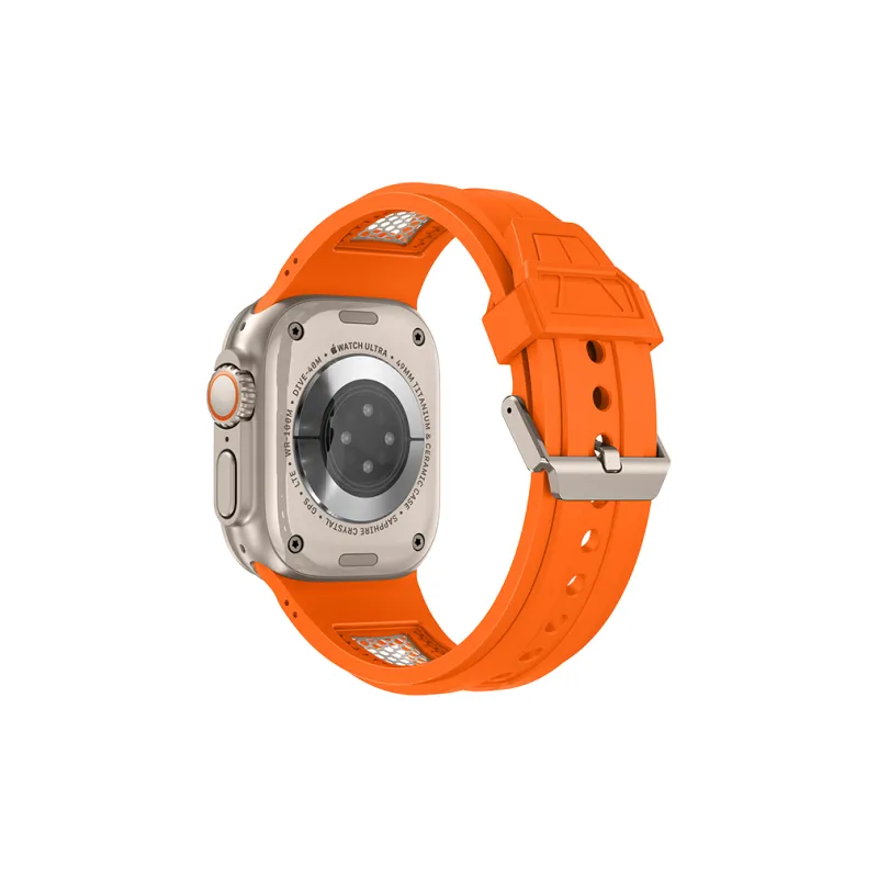 LeYu Mesh Diving Avant Garde Strap Apple Compatibility Watch Band Refit TPU Material-28