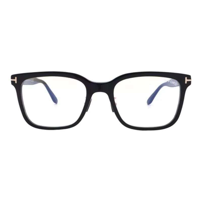 TOM FORD Plate Frame Rectangular Eyeglass Frames Unisex Black-2