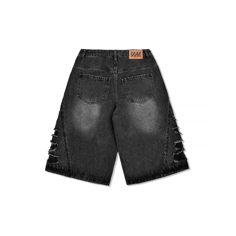GDRX Denim Shorts Unisex Black-1