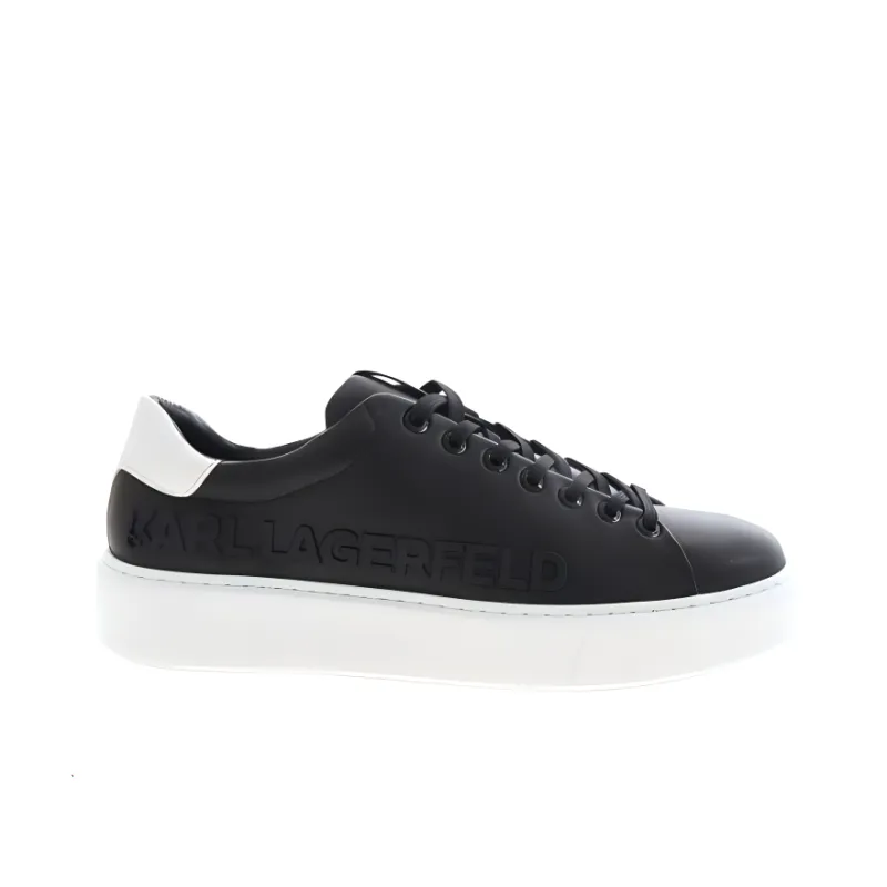 KARL LAGERFELD Low Top Skateboard Shoes Men's Black-1