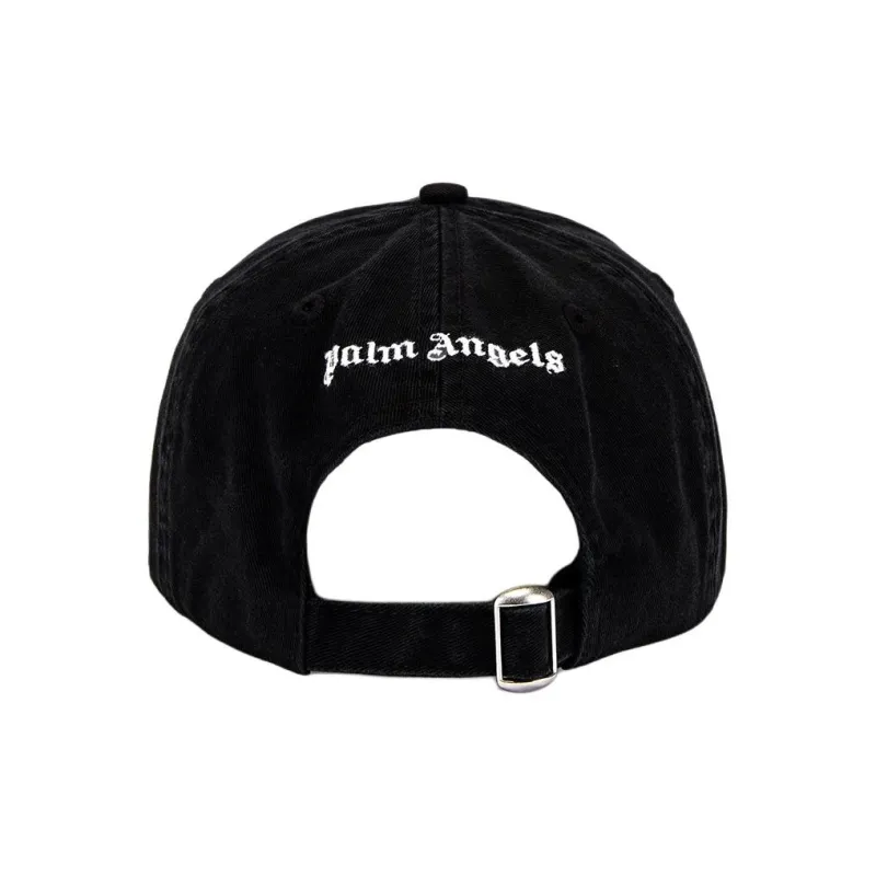 PALM ANGELS Cotton Baseball Caps Men's Black-3