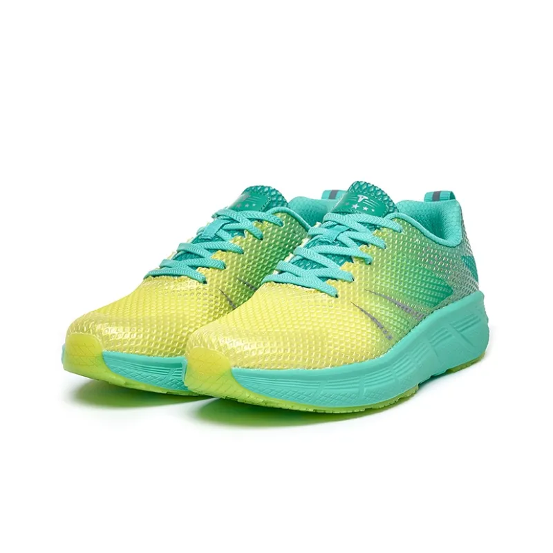 TREEPERI Running Shoes Unisex Low Top Orange Yellow/Yellow Green/Green Pink-16