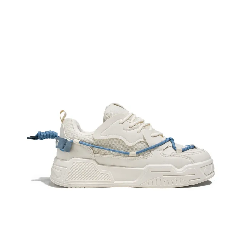 WARRIOR Skateboard Shoes Unisex Low Top Blue-1