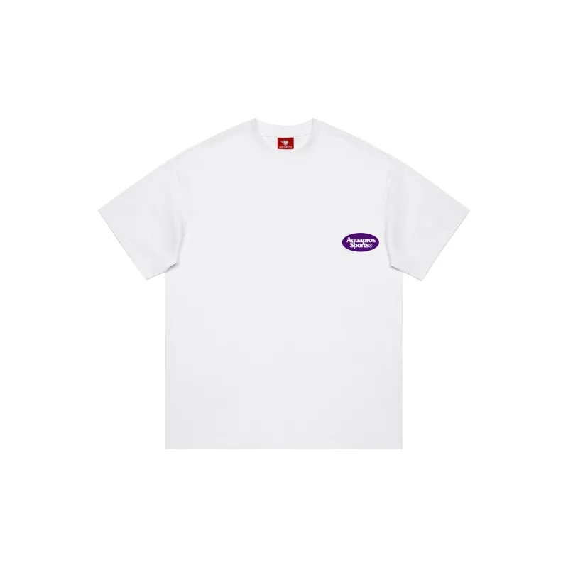 AQUAPROS T Shirts Unisex White-1