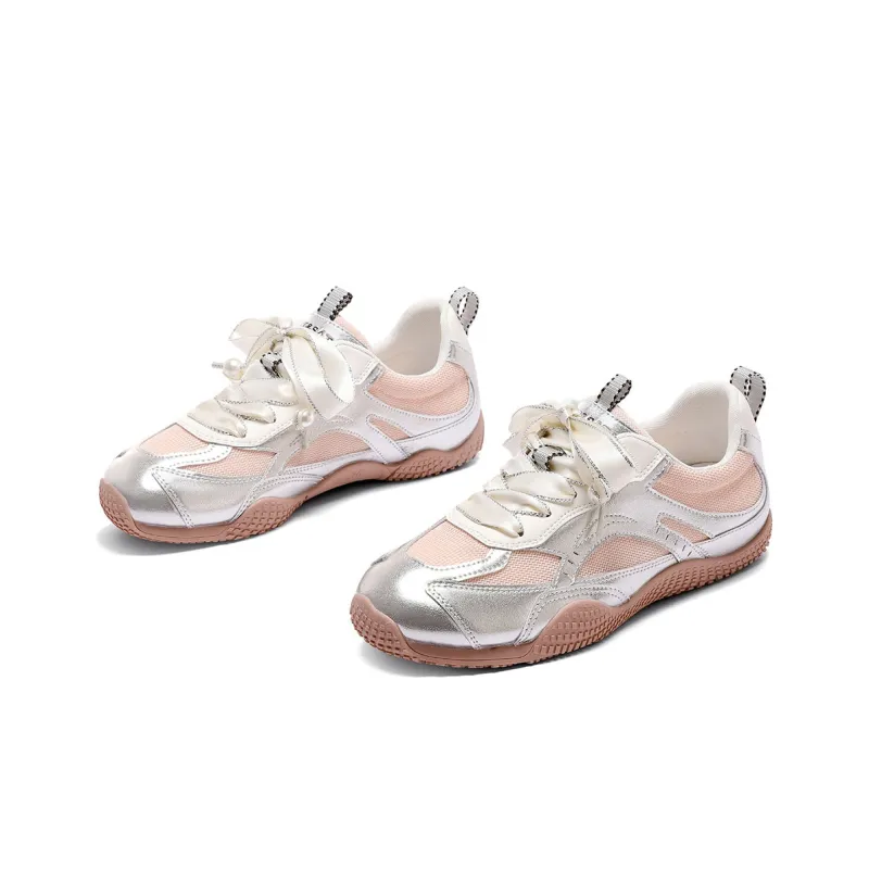 ST&SAT Lightweight And Breathable Mid Top Skateboard Shoes Women's-8