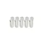 5 Pack (White Base with Gold Floral+White Base with Silver Floral X2+White with Black Floral X2)