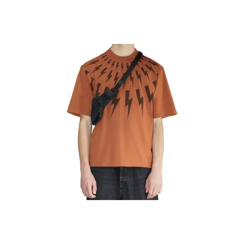 Neil Barrett T-Shirts Men Brown