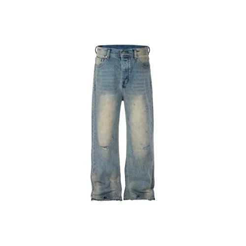 F.K.V.A Jeans Unisex Blue