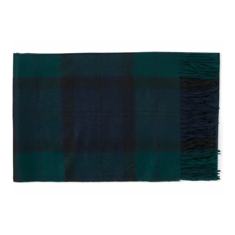 BARBOUR Polyester Knit Scarves Women's Green-0