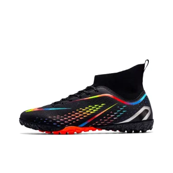 DOUBLE STAR 88 Cushioning, Slip Resistant, And Abrasion Resistant Soccer Shoes Unisex Black