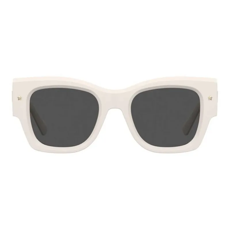 CHIARA FERRAGNI Acetate Square Sunglasses Women's White-1
