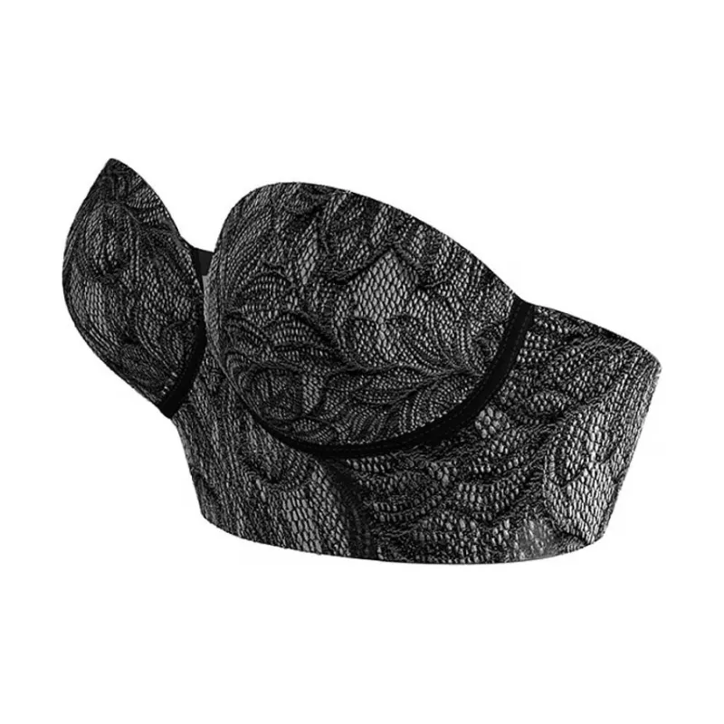 Victoria's Secret LEONISA SHAPEWEAR Strapless Contouring Lace Longline Bra Bra Women's Black-0